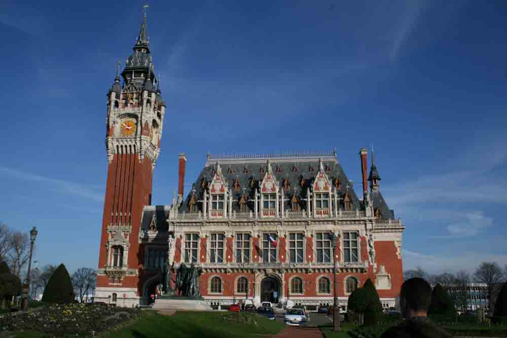 The town hall in Calais