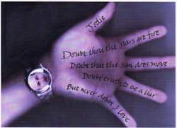 My left hand sent to Jodie late 2008